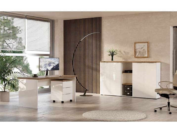 Bureau Navu 140cm Blanc