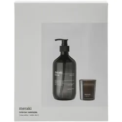 Meraki Geschenkbox Deep Valley Handseife und Duftkerze, Deep Valley & Amber Dust