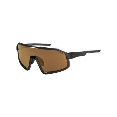 Sonnenbrille QUIKSILVER "Slash P", Herren, grau (smoke, gold), Sonnenbrillen Sonnenbrille