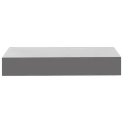 Wandboard REGGY (BHT 24x4x24 cm) - grau - BHT 24x4x24 cm