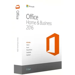 Microsoft Office 2016 Home and Business, PKC -NEU-