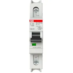 ABB SU201DC-K1 Sicherungsautomat K-Char., 14kA, 1A, 1P, UL489 für Gleichspannung bis 125 V DC 2CDS271527R0217 SU201DCK1