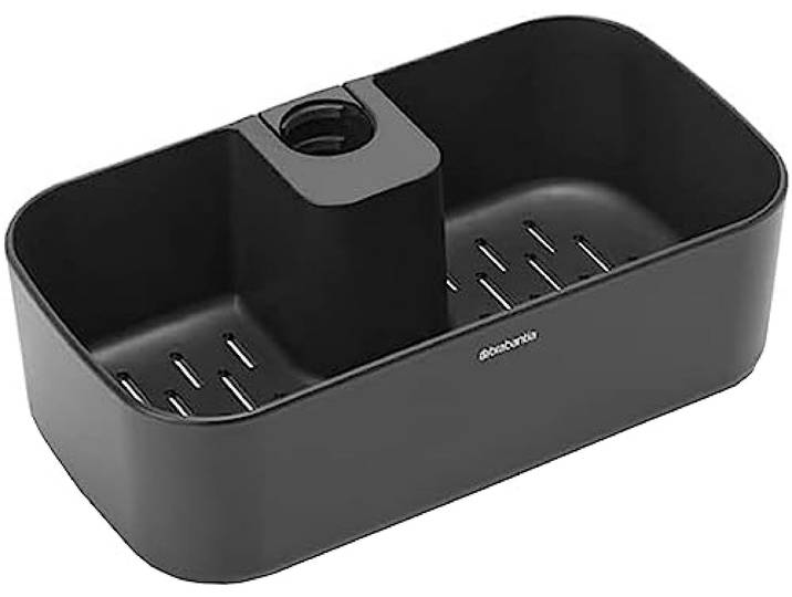 Brabantia ReNew douche caddy, Dark Grey