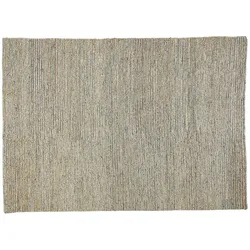 Handweb-Teppich   ¦ grau ¦ Jute,Wolle ¦ Maße (cm): B: 120