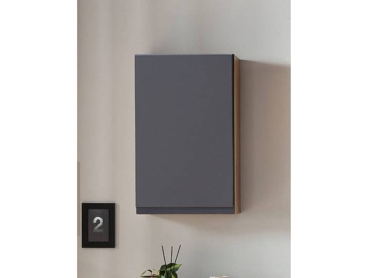 Armoire suspendue 40cm Gris/Gris mat