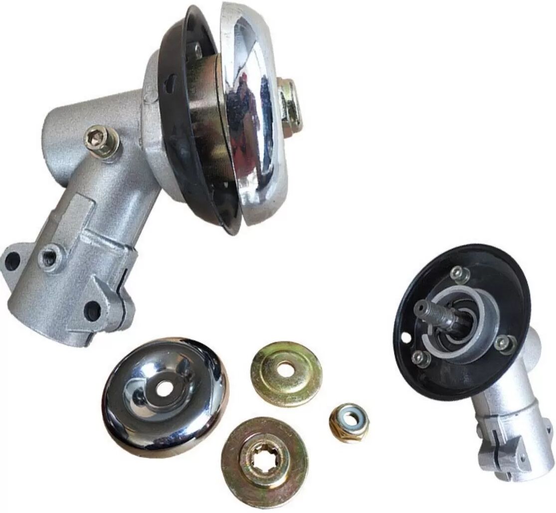 INF Dual Ear 26 Fadenkopf - Stahl Bump-Feed Ersatz für Freischneider, Silber, kompatibel mit C26-2