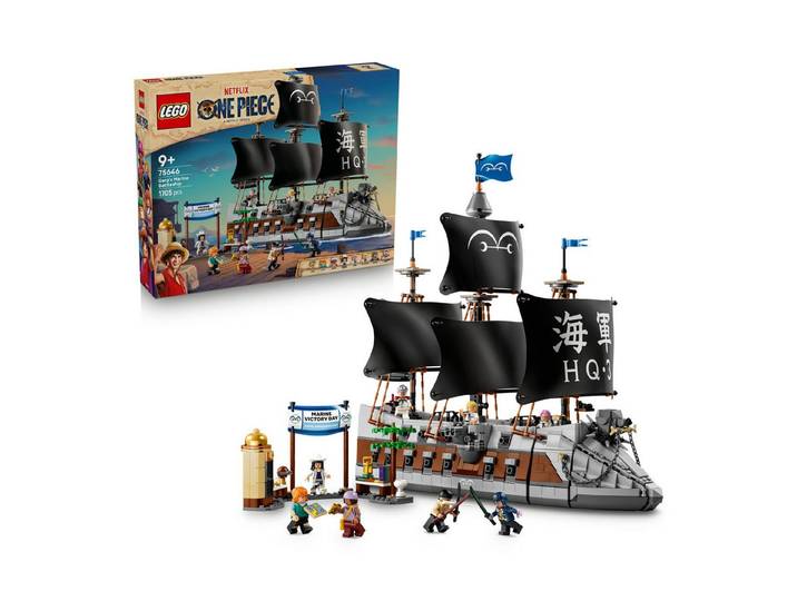 LEGO® Garps Marineschlachtschiff (75646), LEGO ONE PIECE Konstruktionsspielsteine, (1705 St), Made in Europe