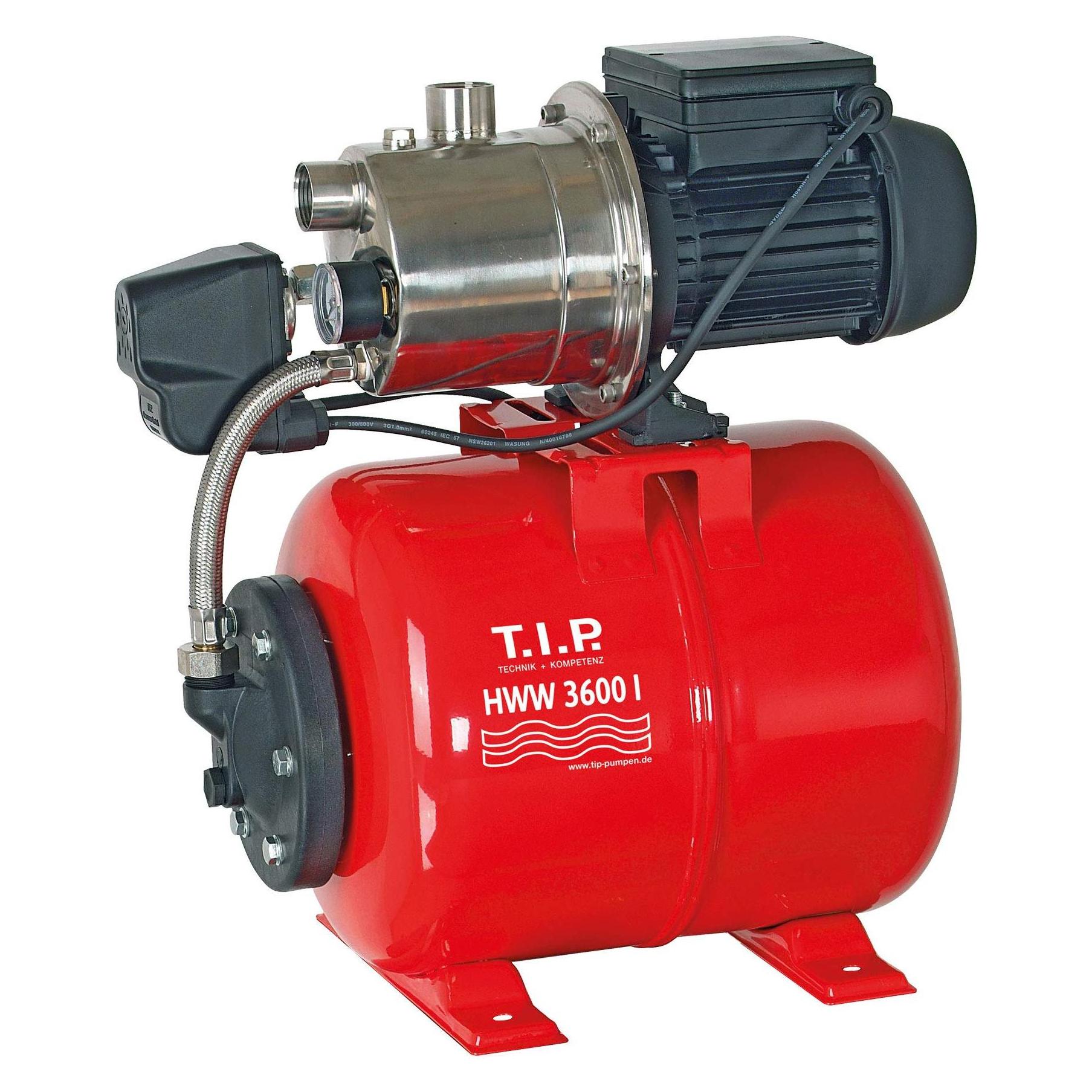 T.I.P. Hauswasserwerk HWW 3600 (Boosterpumpe, Hauswasserpumpe) (31188)