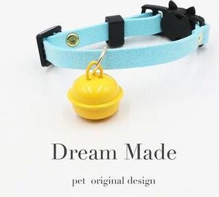 Uplift Treasures Safety Release Cat Collar With Bell blue Strap s 5.519.45 In