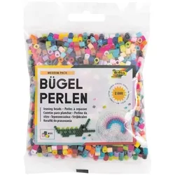 folia 2000er-Pack Bügelperlen »22 Farben«