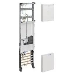 Hager, Systemstromversorgung, Komplettfeld ZH33W7N 1Z 3Punkt 1050mm 1feldrig