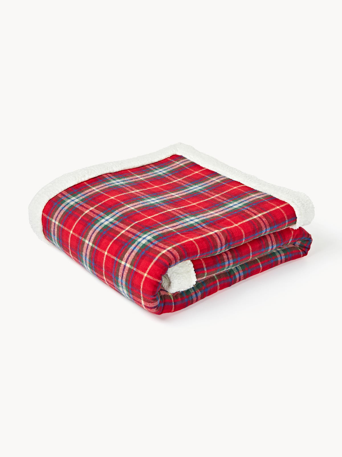 Westwing Collection Geruite plaid Gavin voor volwassenen