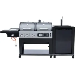 El Fuego® Kombigrill 3-in-1 mit Bierkühler und Zapfanlage