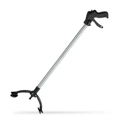 Relaxdays 2 x Universal Greifzange Schwarz,Silber