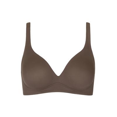 Soft-BH LISCA "Soft BH Maya", Damen, Gr. 75, Cup D, braun (cocoa), Obermaterial: 75% Polyamid PA. 25% Elasthan EL., BHs Soft-BH