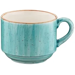 6 x Aqua Banquet Obertasse stapelbar 21cl - Bonna  Premium Porcelain