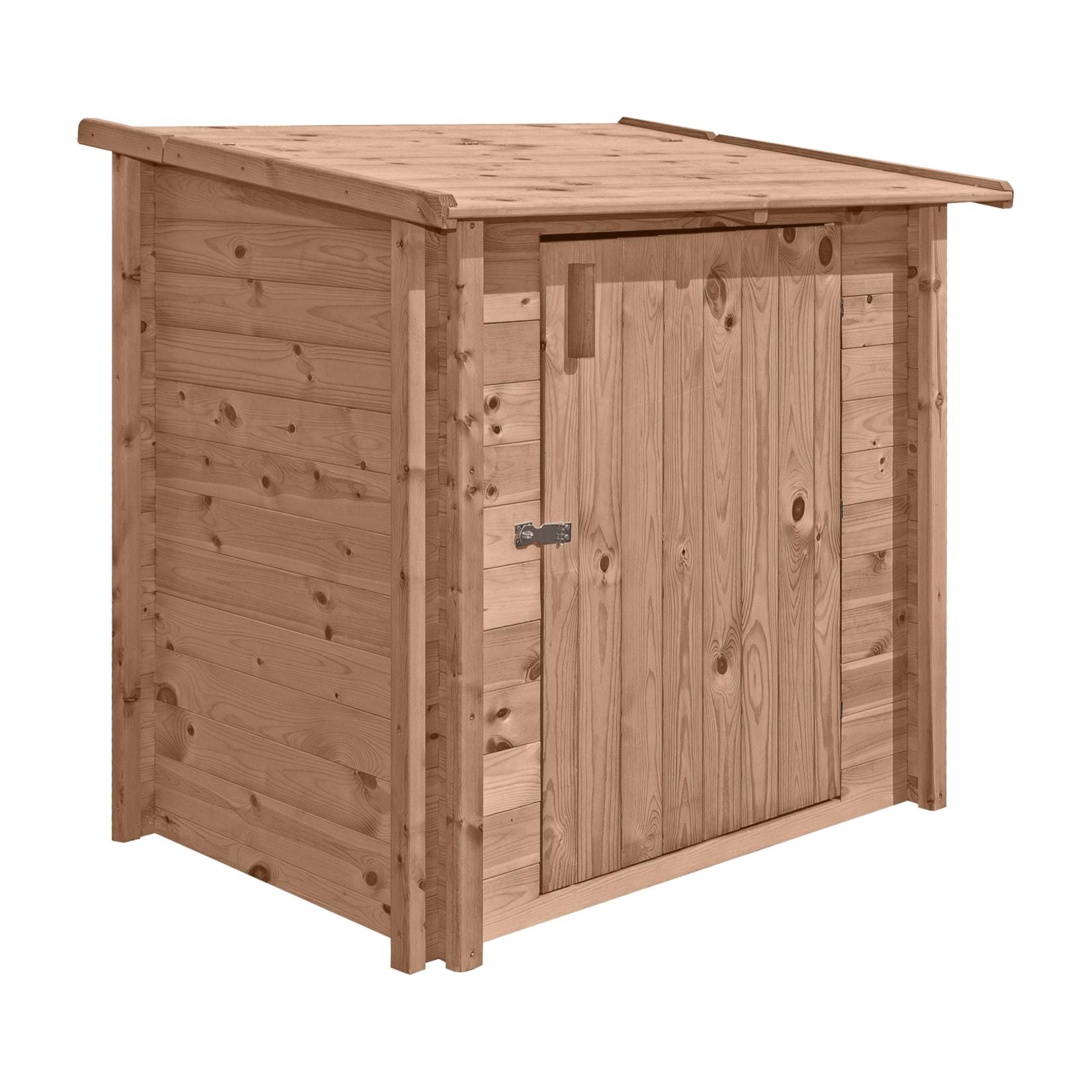 Pumpenhaus "Holzpool" Universal mit Ruckwand für Poolhöhe 115 - 138 cm (114 x 94 x 122 cm)
