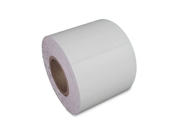 5 Rollen Regal-Etiketten für Scannerschienen weiß auf Rolle 70 x 38 mm für Thermodirektdrucker Regalschilder für Preisleiste HUTNER