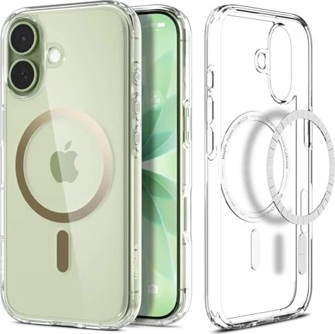 Spigen Ultra Hybrid MagSafe Clear Gold iPhone 17 Pro