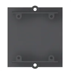 BACHMANN Custom Modul Blindabdeckung mit Anschraubdome, schwarz