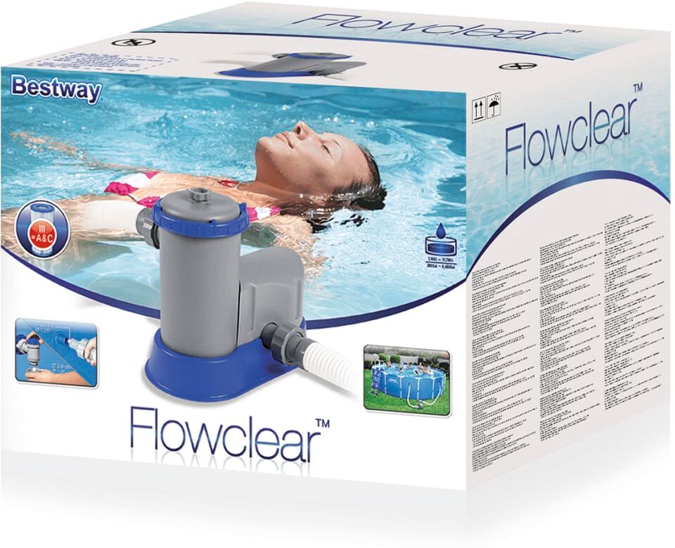 Bestway Pompe de filtration pour piscine 1500 gal/h 58389