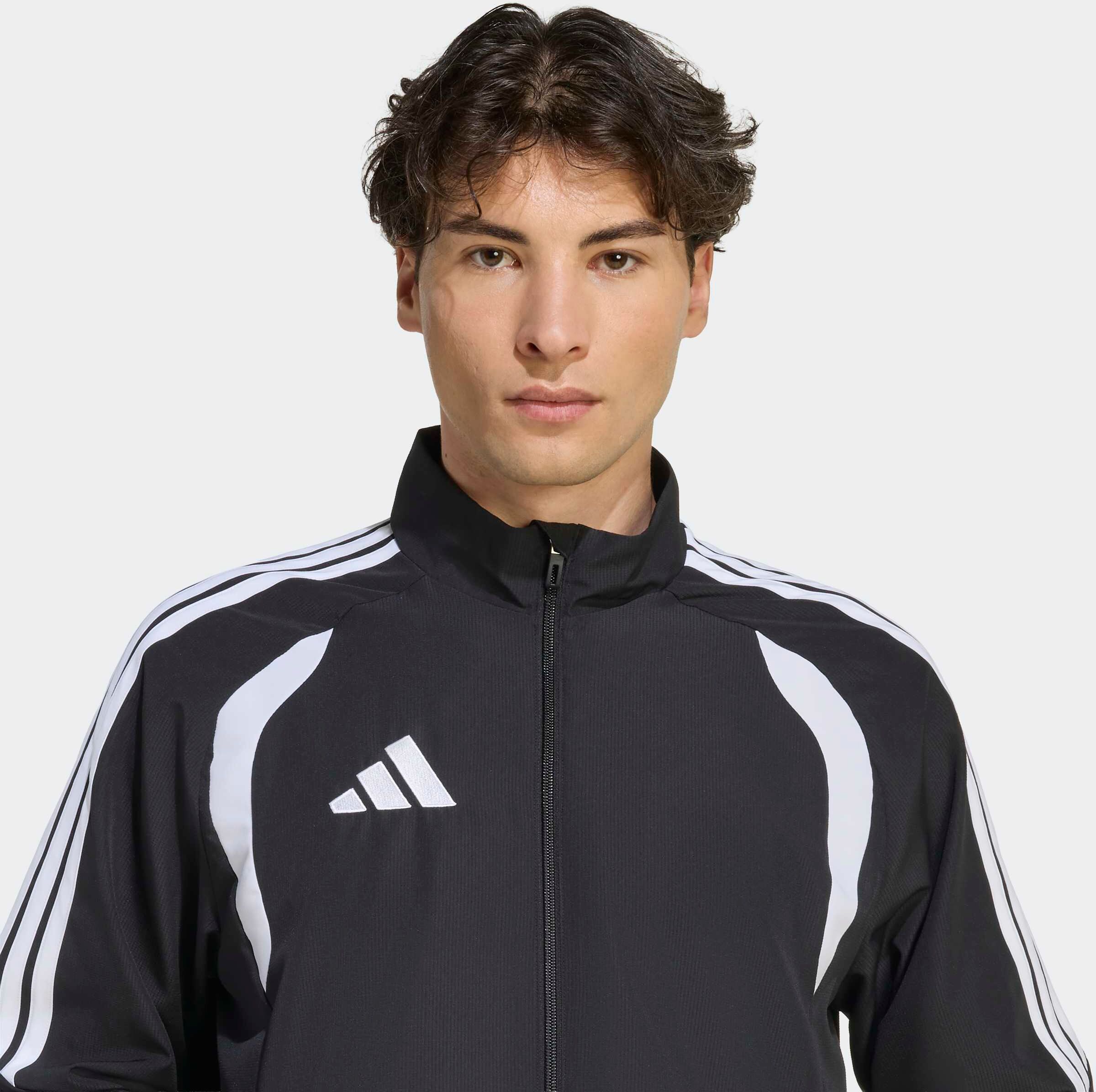 Trainingsjacke ADIDAS PERFORMANCE "TIRO26 LEAGUE", Herren, Gr. S, schwarz, weiß, Obermaterial: 100% Polyester, Jacken Trainingsjacke schwarz, weiß S