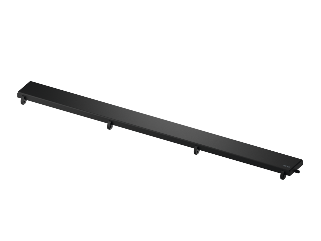 Tece drainline Designrost ""steel"" Edelstahl schwarz matt beschichtet für Duschrinne, 1500mm, 601585 601585