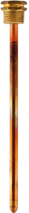 Afriso Tauchhülse 67323 Schaftlänge L1 150mm, TG 1/2 7x8mm, Messing