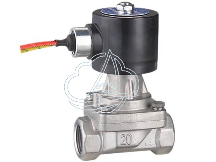 Électrovanne en acier inoxydable résistante à la vapeur, haute température, spécifications 15/20/25/32/40/50J, vanne industrielle AC220V