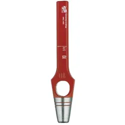 Henkellocheisen nach DIN 7200 A, rot lackiert, 19mm