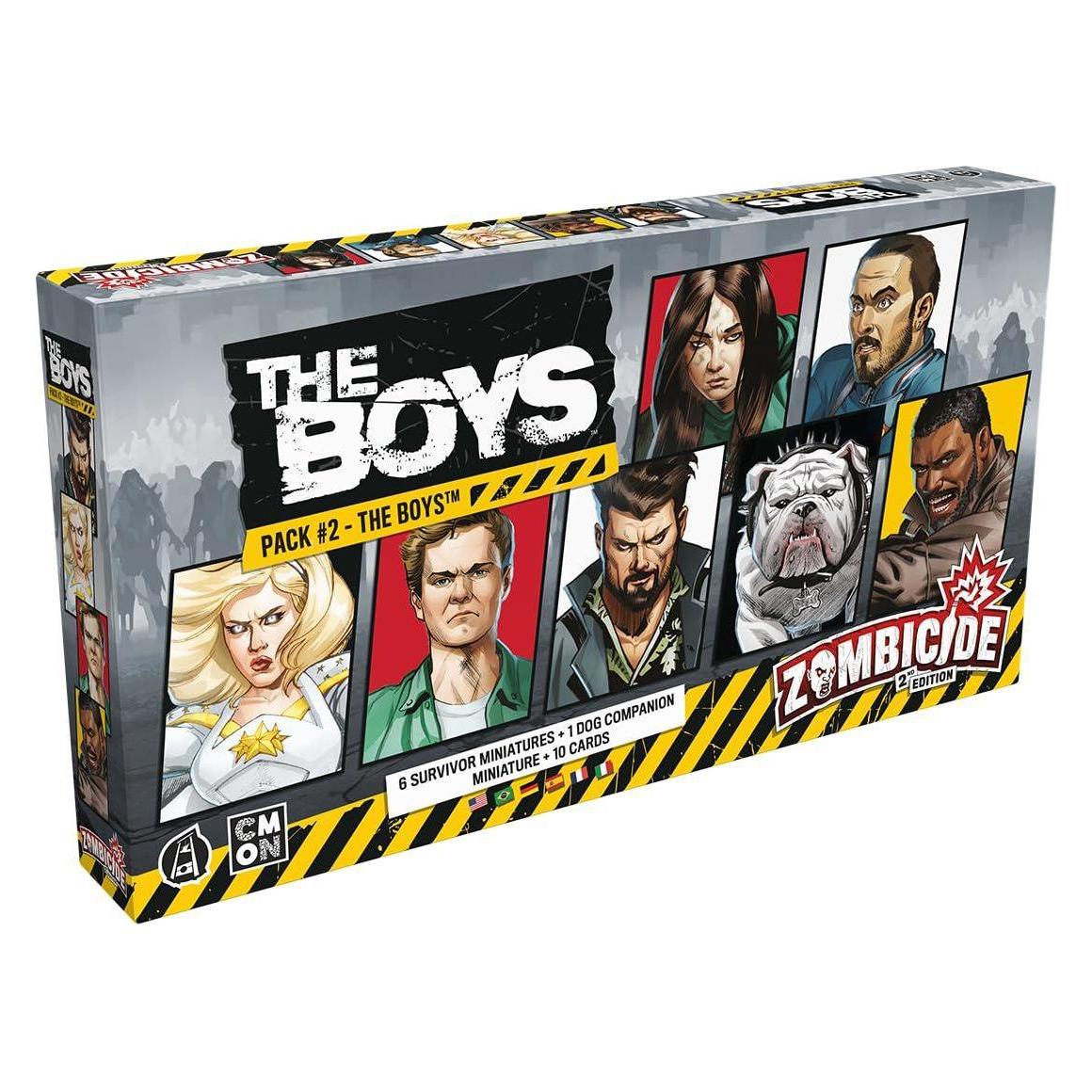 Cmon Zombicide 2. Edition - The Boys Pack 2: The Boys, Brettspiel, für 1-6 Spieler, ab 14 Jahre (Deutsch, 1 - 6 Spieler) (CMND1243)