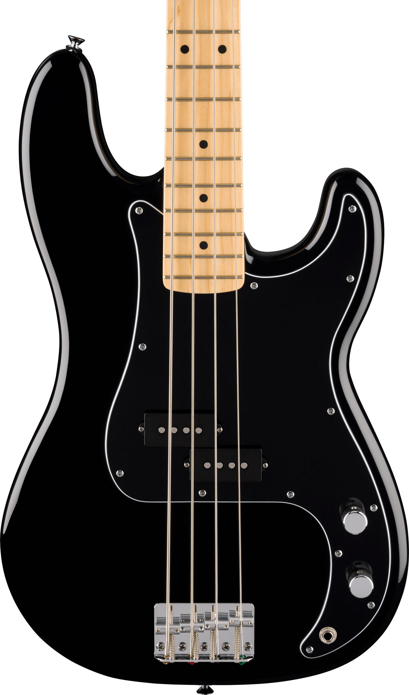 Fender Standard Precision Bass MN Black Pickguard Black
