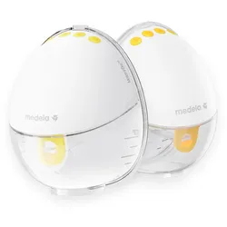 Medela Elektronische Milchpumpe Motion InBra, tragbar, weiss
