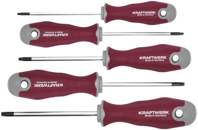 Jeu de tournevis Kraftwerk pour TX, 5 pces (105.402.003)