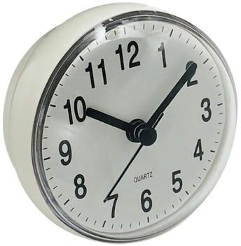 Uplift Picks Mini Waterproof Suction Bathroom Clock For Easy Time Checking Anywhere Indoors b