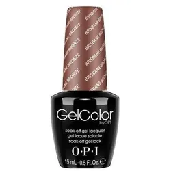 OPI, Nagellack, Gelcolor Soak off UV Led Gel Polish Brisbane Bronze A45 15ml (Brisbane Bronze (GC A45), UV-Gel Lack)