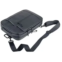 TROIKA BBL63/BK Handtasche/Umhängetasche Polyester, Polyurethan (PU), Plane Schwarz Mann Schultertasche