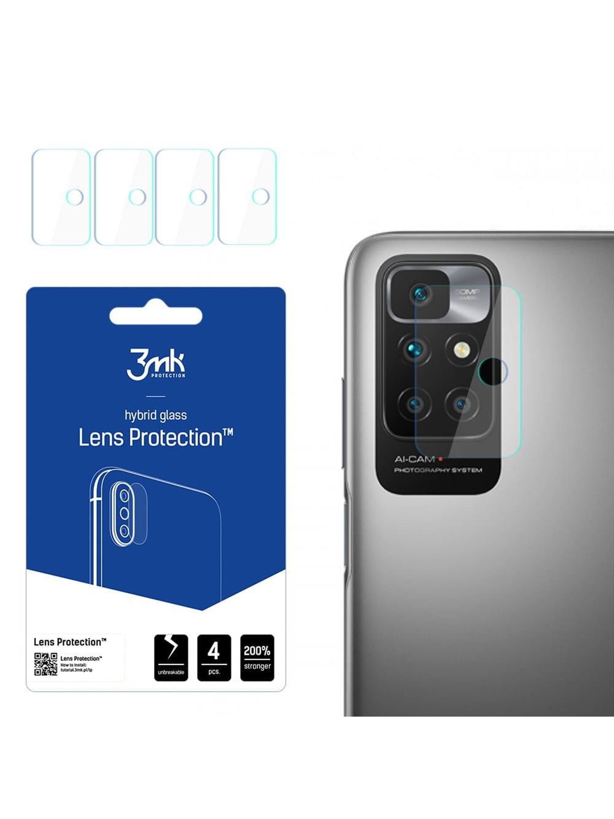 3mk Lens Protection Hybrid Camera Lens Glass - Xiaomi Redmi 10 2022