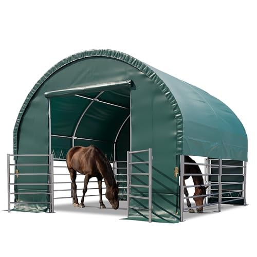 TOOLPORT Weidetent 4x4 m met PVC-zeil en 2300 Newton voor grondondergrond