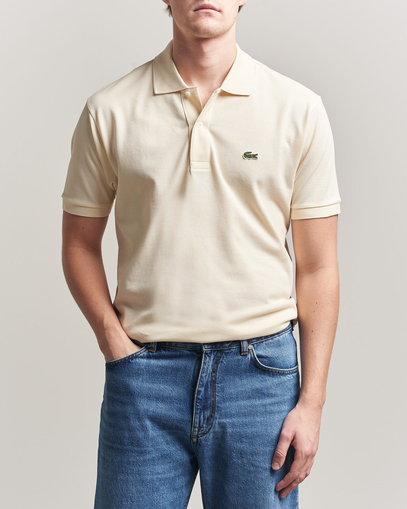 Lacoste Original Polo Piké Light Natural men L Beige