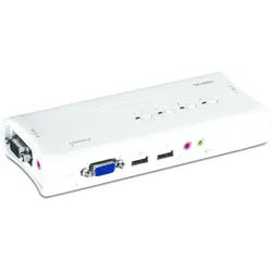TRENDnet KVM 4-Port USB Switch Kit mit Audio