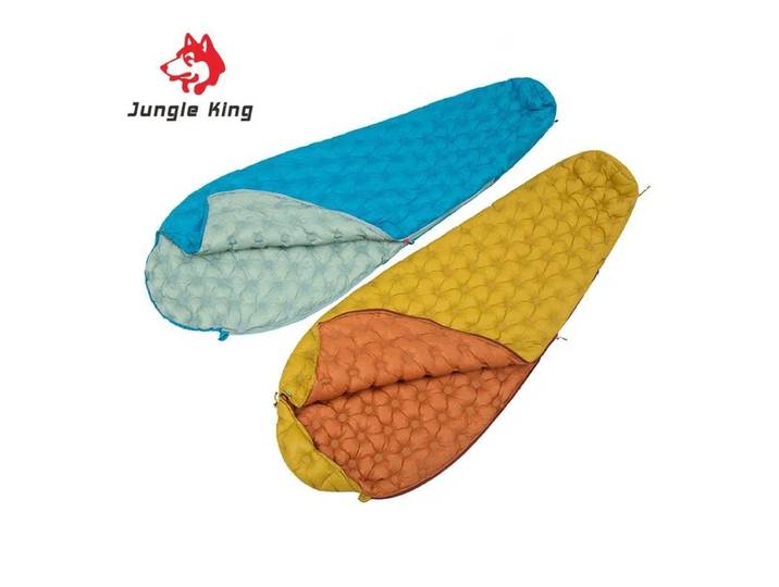 JUNGEL KING-Sac de couchage ultraléger en duvet de canard, camping en plein air, trekking, voyage, fournitures de camping, printemps