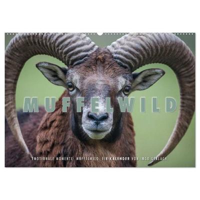 Emotionale Momente: Muffelwild. (Wandkalender 2027 DIN A2 quer), CALVENDO Monatskalender