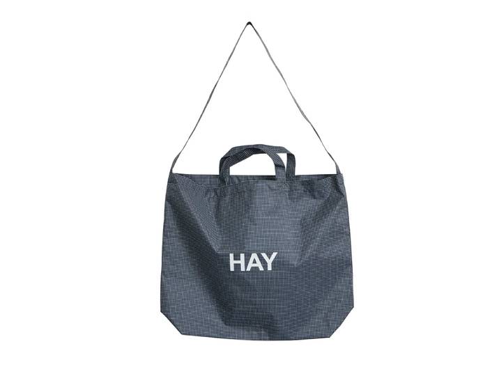 HAY - Grid Crossover Bag M, dunkelblau