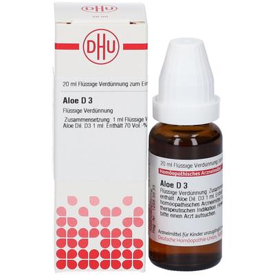 Aloe D 3 Dilution 20 ml