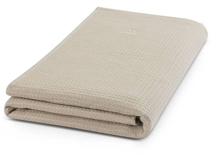 Duschtuch ROSS Waffelpique , beige (natur), B:70cm L:140cm, Frottier, Baumwolle, Handtücher, Duschtuch, 100% Baumwolle