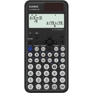Casio Schulrechner FX-810DE CW ClassWiz, nicht programmierbar, Solar- und Batteriebetrieb