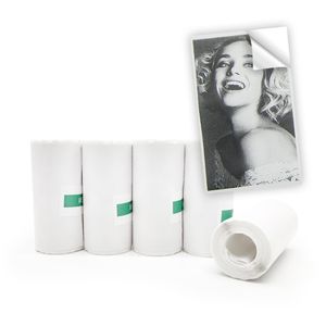 Easypix Kinderkamera-Thermopapier InstantFUN 55601, weiß, 57 mm x 3 m, 5 Stück, selbstklebend