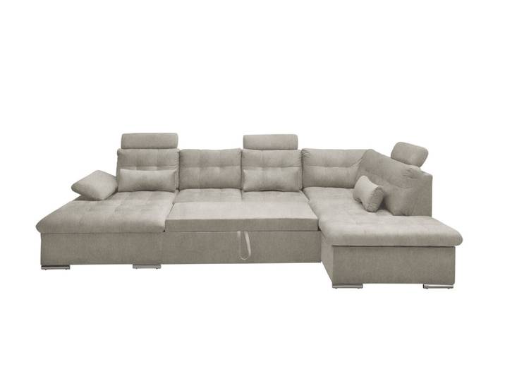 ED Lifestyle Medan U Sofa 3-teilig Holzwerkstoff/Nosag