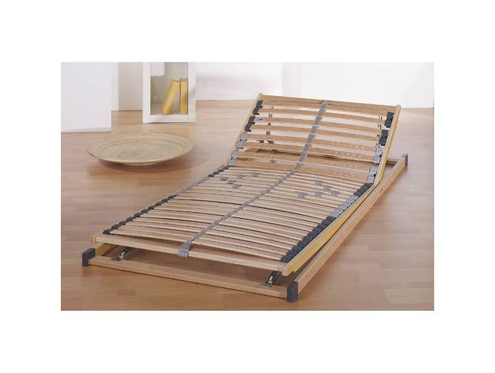 f.a.n. Sommier à lattes Comfort Plus 120 x 200cm Cadre en bois lamellé Beige